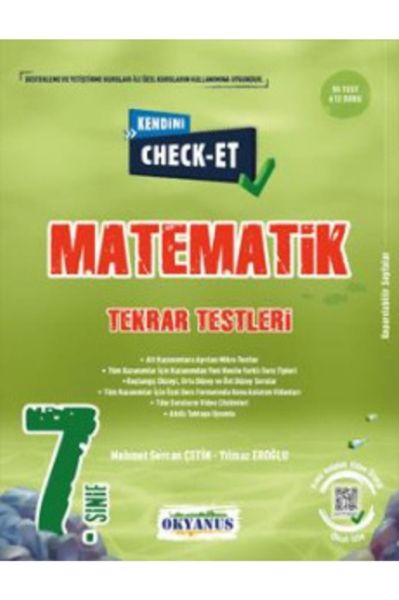 7. Sınıf Check - Et Matematik Tekrar Testleri