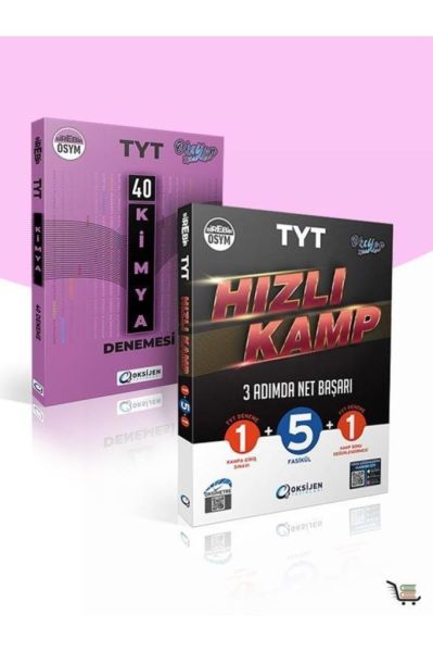 Oksijen Tyt Hızlı Kamp 3 Adımda Net Başarı + 40'lı Tyt Kimya Deneme