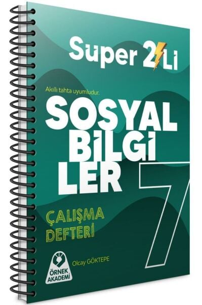 7. Sınıf Süper İkili Sosyal Bilgiler Seti 2 Kitap  Olcay Göktepe