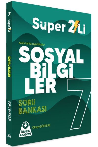 7. Sınıf Süper İkili Sosyal Bilgiler Seti 2 Kitap  Olcay Göktepe
