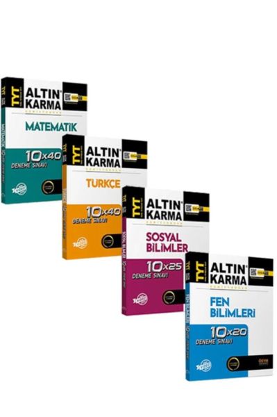 Tyt Matematik Türkçe Sosyal Bilimler Ve Fen Bilimleri Tamamı Video Çözümlü Deneme Sınavı Seti