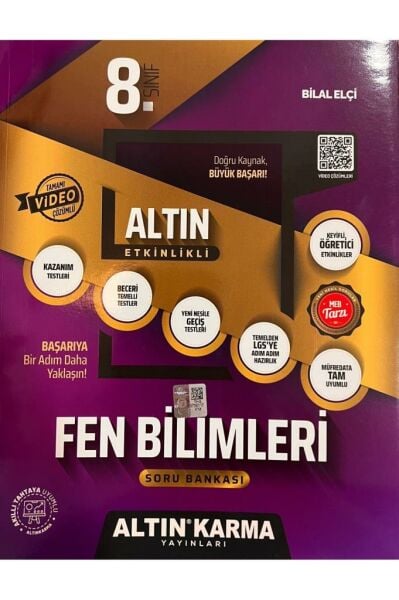 8.Sınıf Fen Bilimleri Altın Etkinlik Kazanım SB
