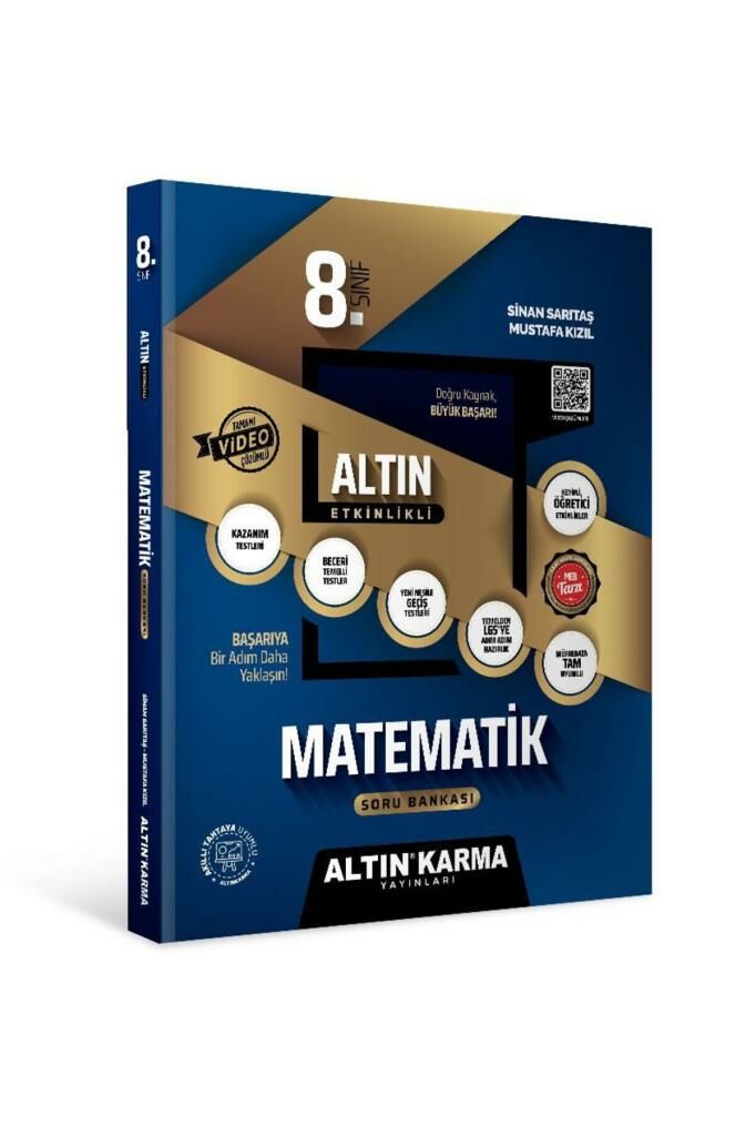 8. Sınıf Lgs Matematik Etkinlikli Kazanım Soru Bankası - Mentör Serisi Sinan Sarıtaş