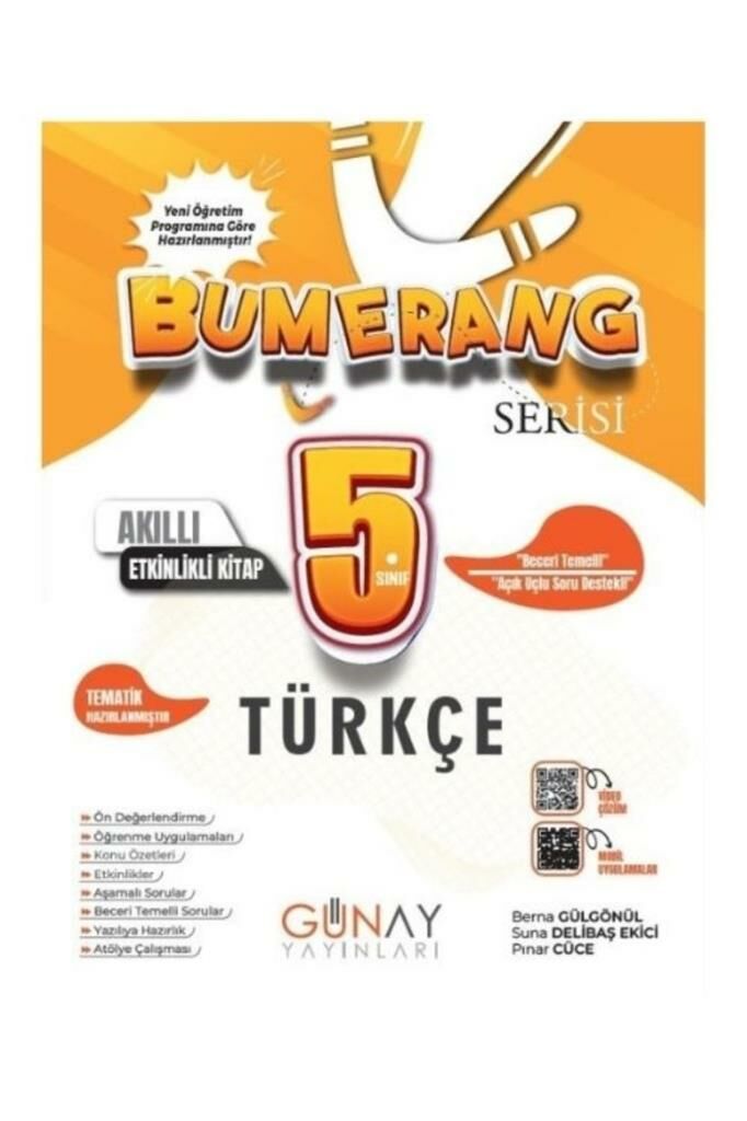 Günay Yayınları 5. Sınıf Bumerang Etkinlikli Türkçe