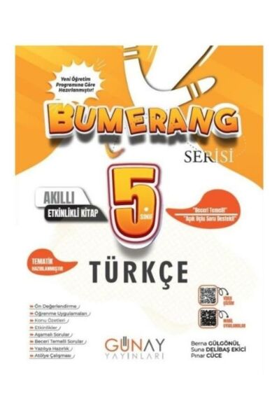 Günay Yayınları 5. Sınıf Bumerang Etkinlikli Türkçe