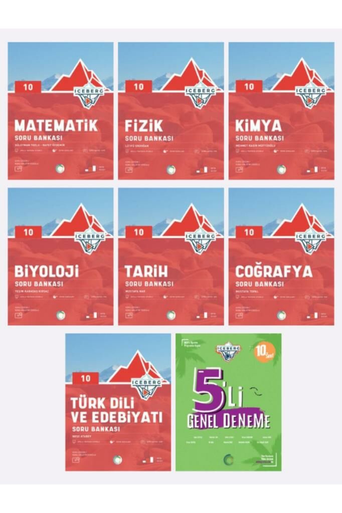 OKYANUS YAYINLARI 10.SINIF SORU ( MATEMATİK-FİZİK-KİMYA-BİYOLOJİ-TARİH-COĞRAFYA-EDEBİYAT-5Lİ )