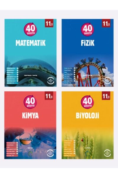 OKYANUS YAYINLARI 11.SINIF 40 SEANS SAYISAL SET ( MATEMATİK-FİZİK-KİMYA-BİYOLOJİ)