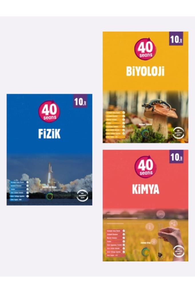 OKYANUS YAYINLARI 10.SINIF 40 SEANS SET ( FİZİK-KİMYA-BİYOLOJİ)