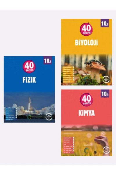 OKYANUS YAYINLARI 10.SINIF 40 SEANS SET ( FİZİK-KİMYA-BİYOLOJİ)