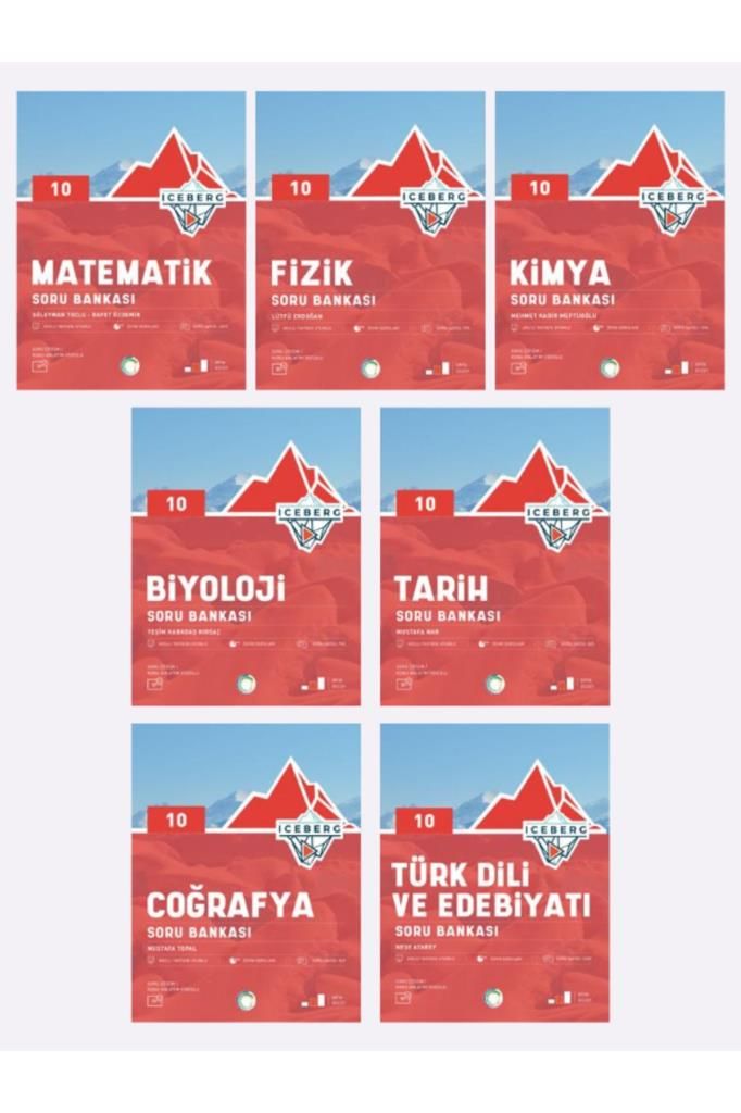 OKYANUS YAYINLARI 10.SINIF SORU BANKASI (MATEMATİK-FİZİK-KİMYA-BİYOLOJİ-TARİH-COĞRAFYA-EDEBİYAT)