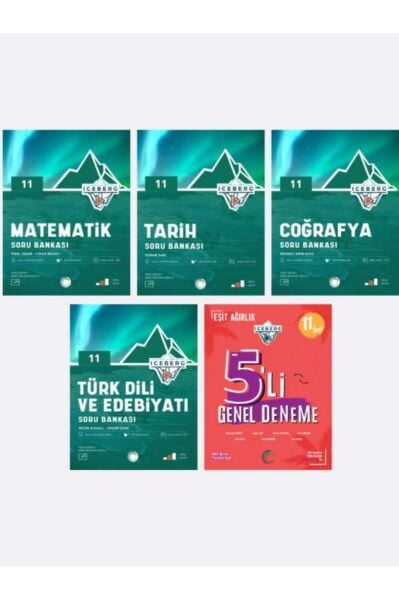 OKYANUS YAYINLARI 11.SINIF EŞİT AĞRILIK SET ( MATEMATİK-TARİH-COĞRAFYA-EDEBİYAT-5Lİ DENEME)