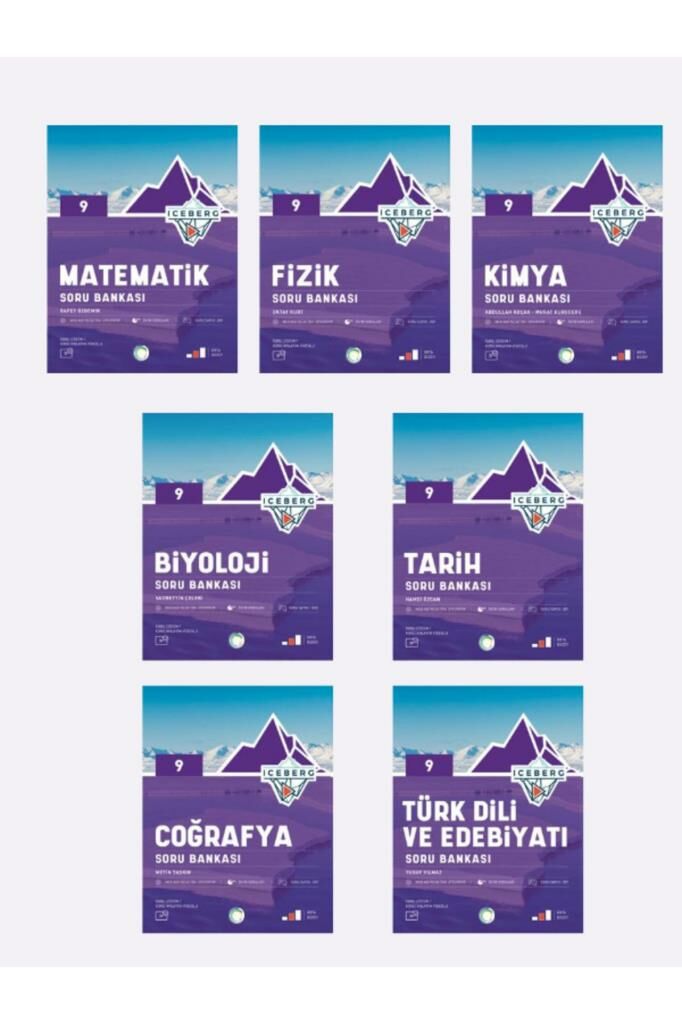 OKYANUS YAYINLARI 9.SINIF SORU BANKASI SET (MATEMATİK-FİZİK-KİMYA-BİYOLOJİ-TARİH-COĞRAFYA-EDEBİYAT)