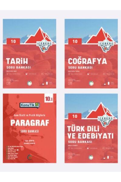 OKYANUS YAYINLARI 10.SINIF SORU BANKASI (TARİH-COĞRAFYA-EDEBİYAT-PARAGRAF)