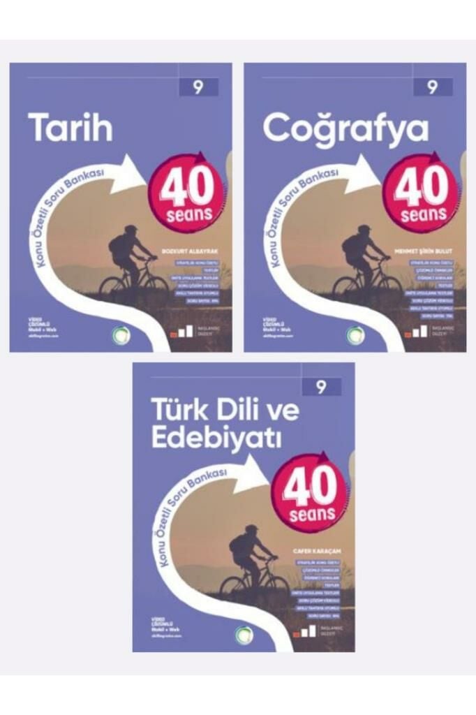 OKYANUS YAYINLARI 9.SINIF 40 SEANS ( TARİH - COĞRAFYA-EDEBİYAT )