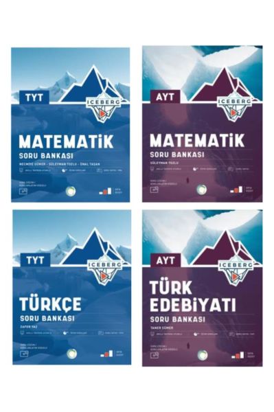 OKYANUS YAYINLARI TYT AYT İCEBERG SET( TÜRKÇE- EDEBİYAT-MATEMATİK ) SORU BANKASI